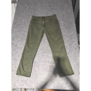 Dockers Straight Green Canvas Pants Men's Size 36x32